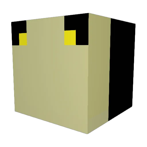 mezernik12 Minecraft avatar head, 3D render