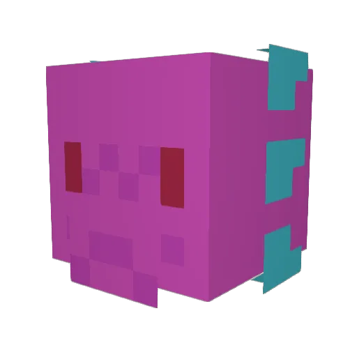 mezlabs23 Minecraft avatar head, 3D render