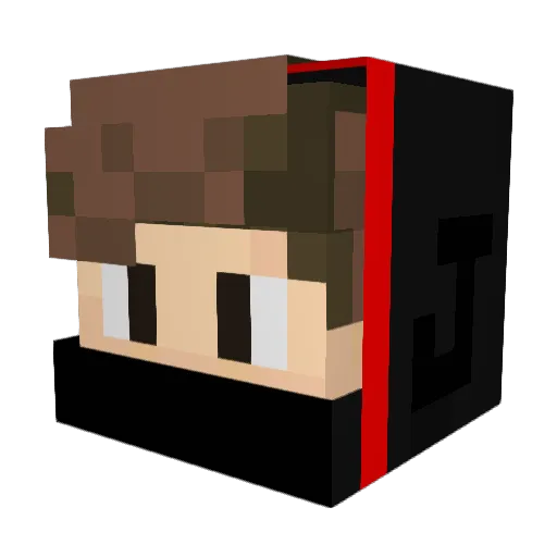 mezom101 Minecraft avatar head, 3D render
