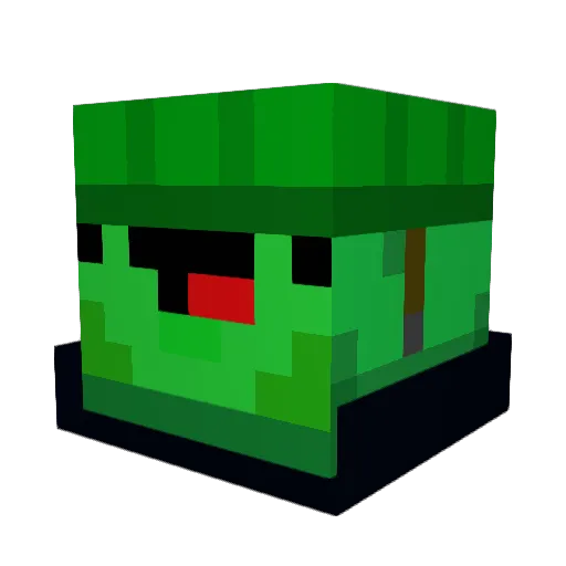 mf_matti Minecraft avatar head, 3D render