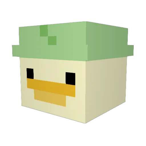 mfaimen Minecraft avatar head, 3D render