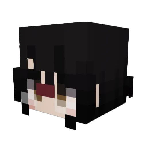 mfj101 Minecraft avatar head, 3D render