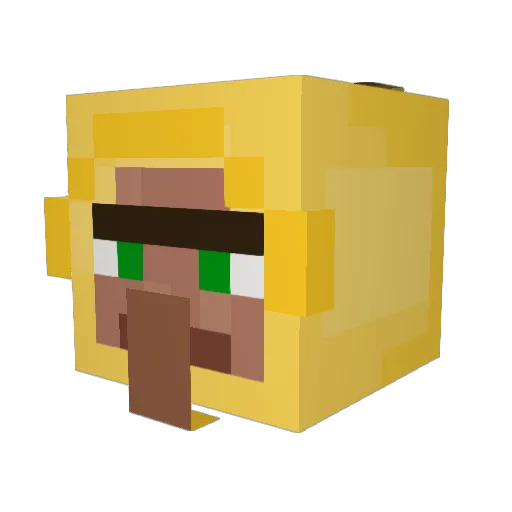 mfloLovesYou Minecraft avatar head, 3D render