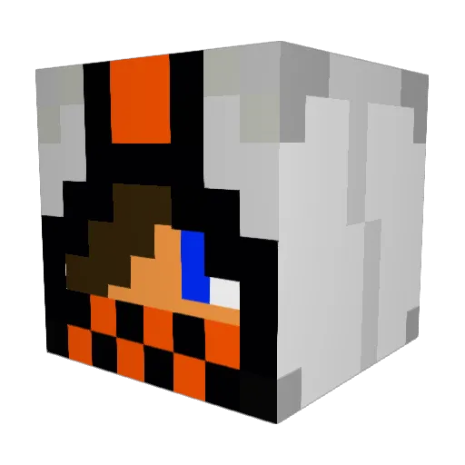 mfun123 Minecraft avatar head, 3D render