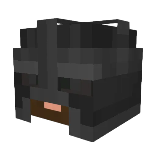 mg93 Minecraft avatar head, 3D render