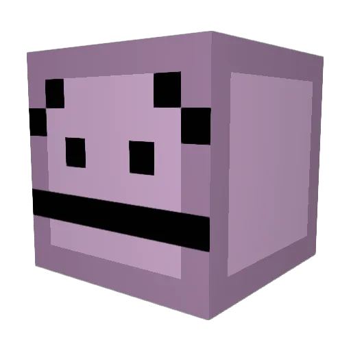 mgcross Minecraft avatar head, 3D render
