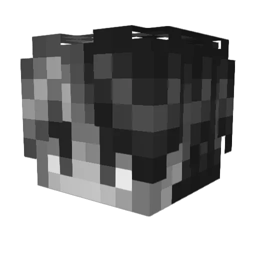 mglvempraluz Minecraft avatar head, 3D render
