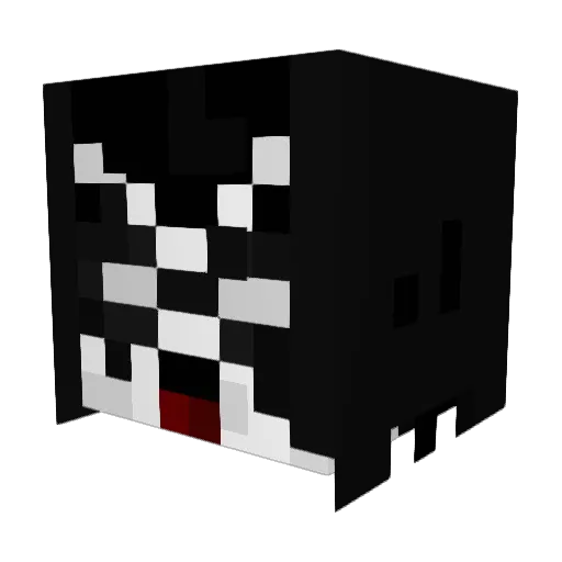 mgurg Minecraft avatar head, 3D render