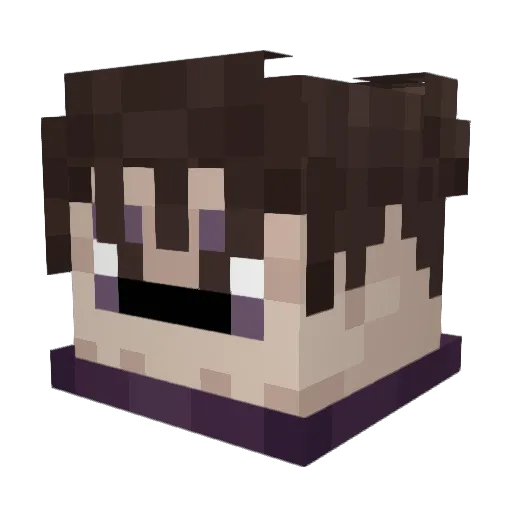 mhavoice_YT Minecraft avatar head, 3D render