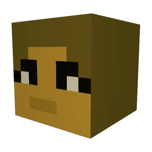 mhawg Minecraft avatar head, 3D render