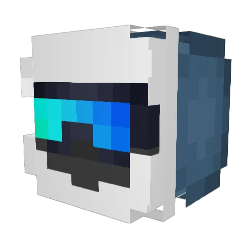 mhdvakc Minecraft avatar head, 3D render
