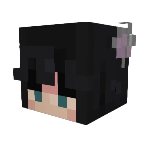 mhfiredragon Minecraft avatar head, 3D render