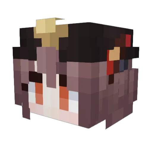 mhl521 Minecraft avatar head, 3D render