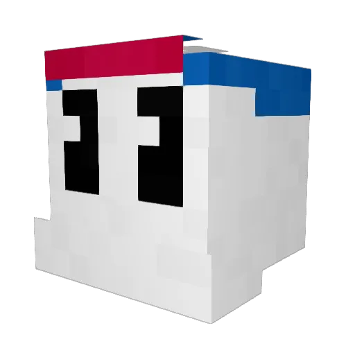 mhorti Minecraft avatar head, 3D render