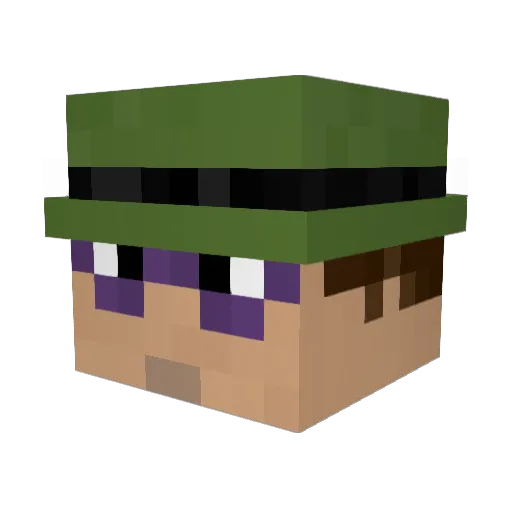 mhuffman321 Minecraft avatar head, 3D render