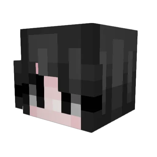 mhzuser Minecraft avatar head, 3D render