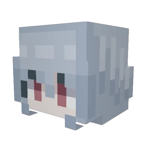 mi1nsu Minecraft avatar head, 3D render