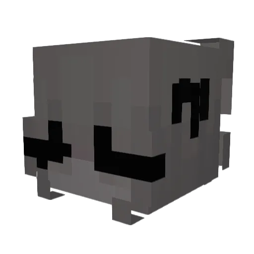 mi6hellee Minecraft avatar head, 3D render