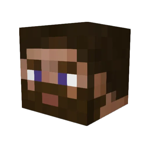 miGGe89 Minecraft avatar head, 3D render