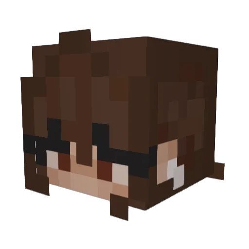 miKsNiK123 Minecraft avatar head, 3D render