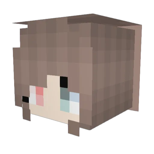 miNeCrAfTGoDEXE Minecraft avatar head, 3D render