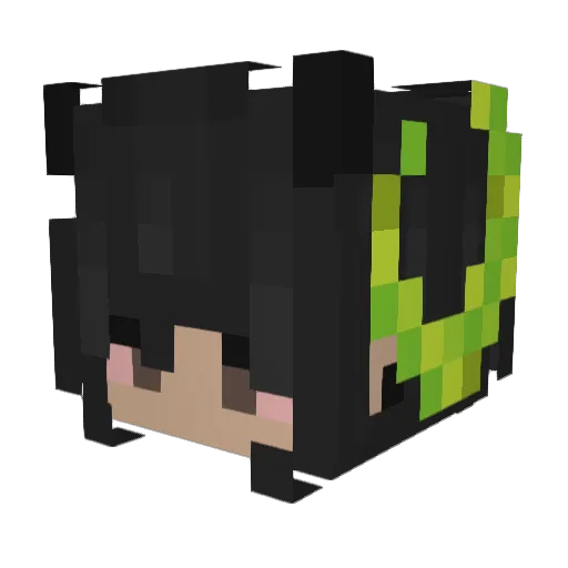 miSsEnvY14 Minecraft avatar head, 3D render