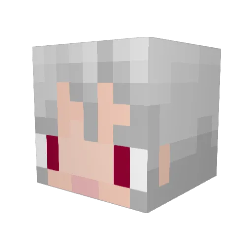 mi_mi_mi_mi Minecraft avatar head, 3D render