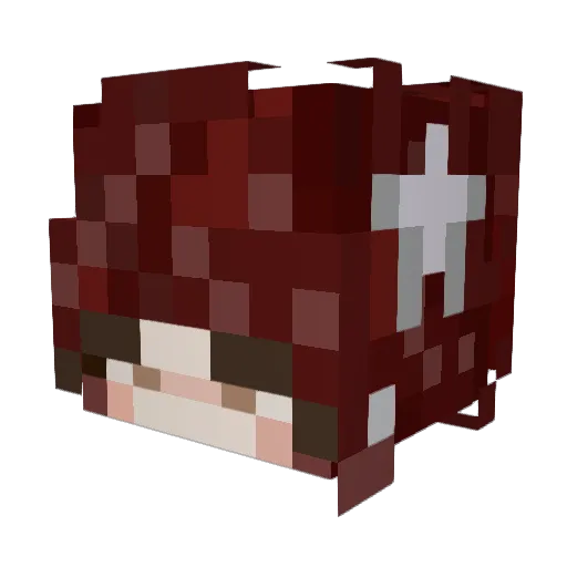 mi_soo_ji Minecraft avatar head, 3D render