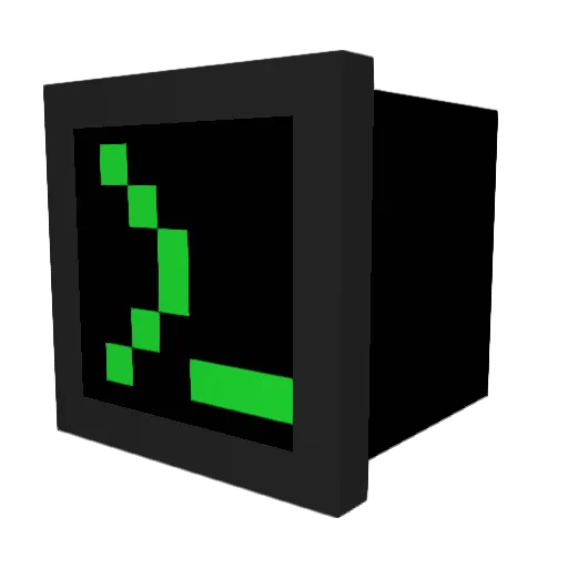 mi_str Minecraft avatar head, 3D render