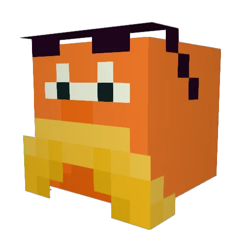 mia708 Minecraft avatar head, 3D render