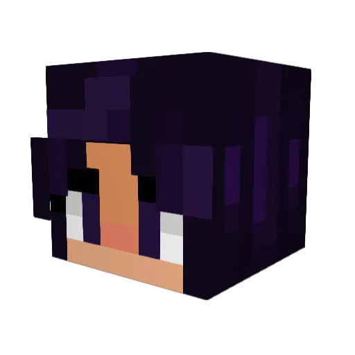 mia_henry24 Minecraft avatar head, 3D render