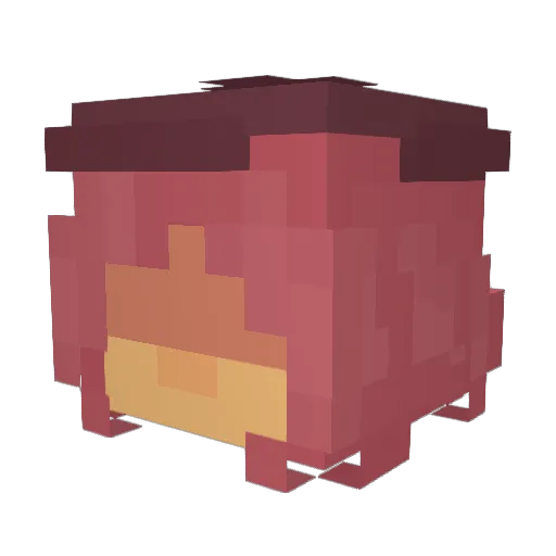 mia_real Minecraft avatar head, 3D render