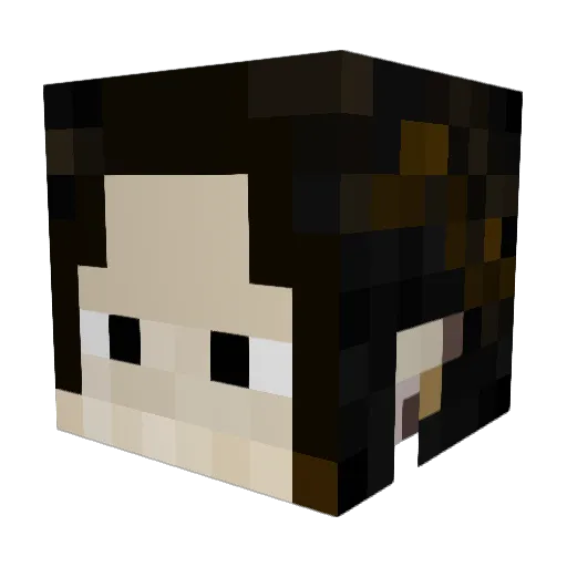 miaaa8 Minecraft avatar head, 3D render