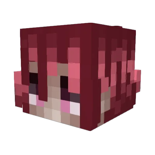 miakialia6 Minecraft avatar head, 3D render