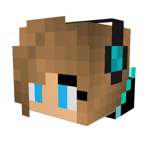 mialia926 Minecraft avatar head, 3D render