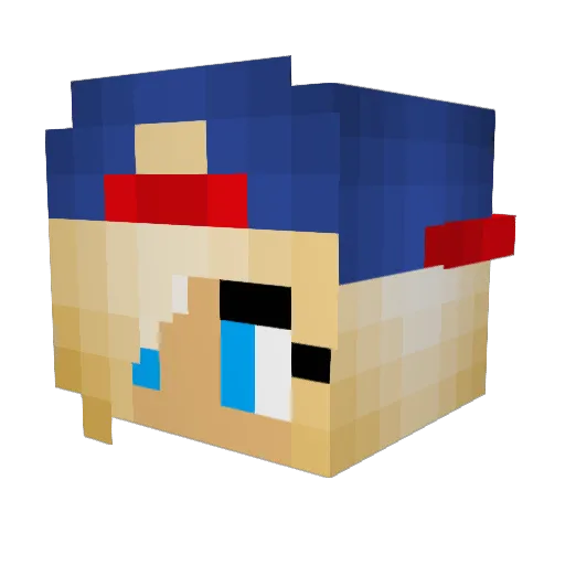 miamai2002 Minecraft avatar head, 3D render