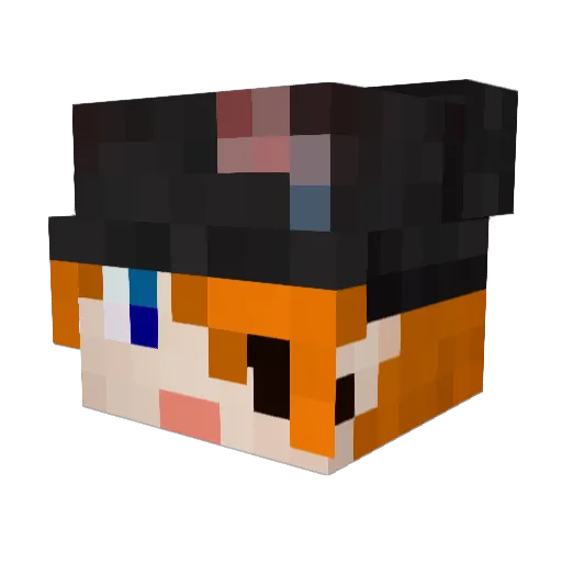 miamia310 Minecraft avatar head, 3D render