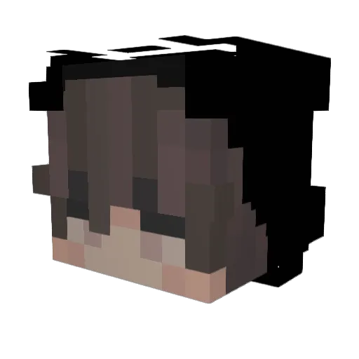miamilink Minecraft avatar head, 3D render