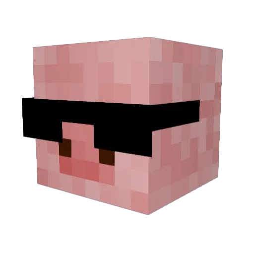 miamina537 Minecraft avatar head, 3D render
