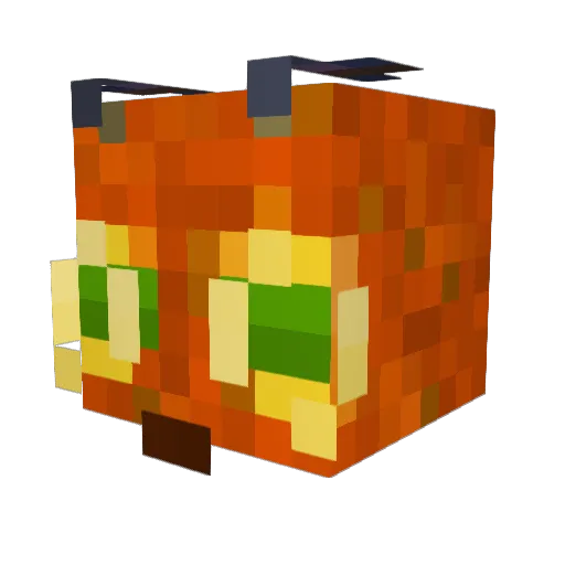 miamya19 Minecraft avatar head, 3D render
