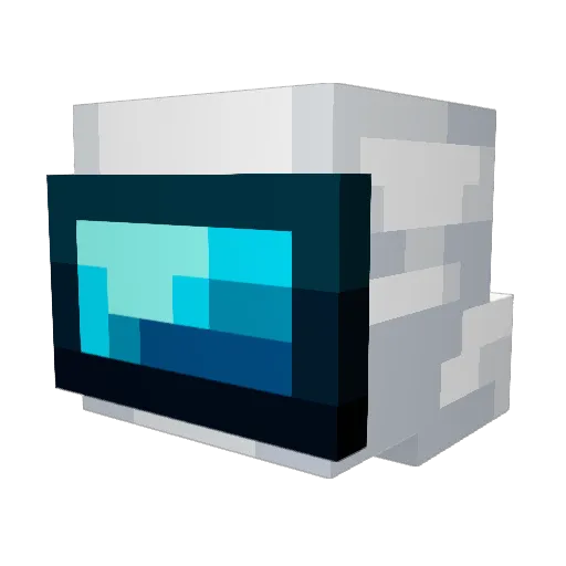 mianhua Minecraft avatar head, 3D render