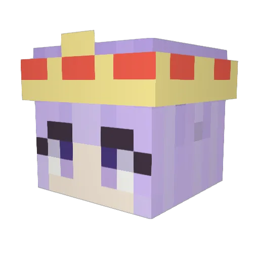 miaosuki Minecraft avatar head, 3D render