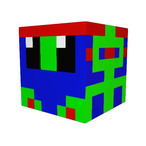miarose88 Minecraft avatar head, 3D render