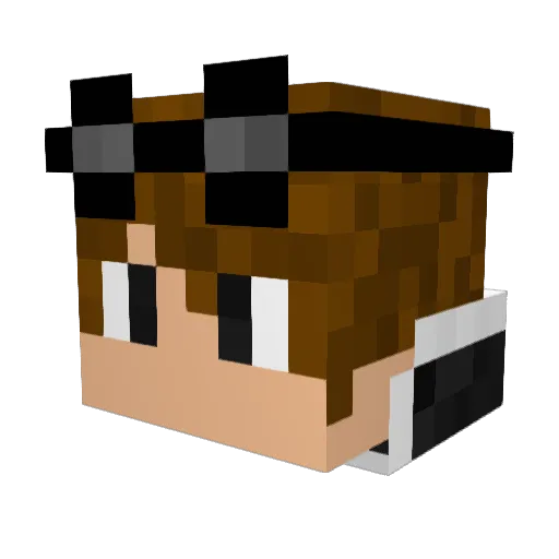 miata972 Minecraft avatar head, 3D render