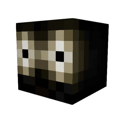 miau777 Minecraft avatar head, 3D render