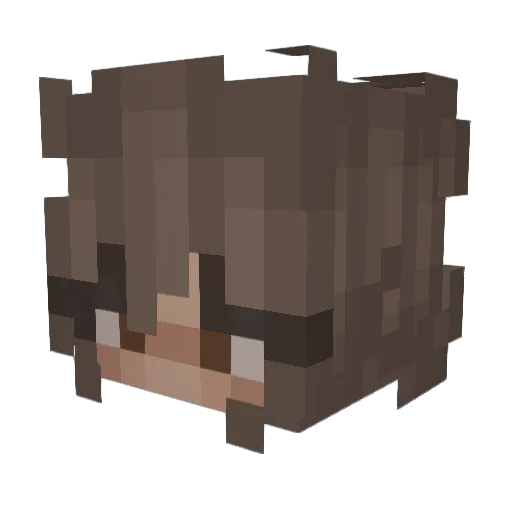 miaxavery Minecraft avatar head, 3D render