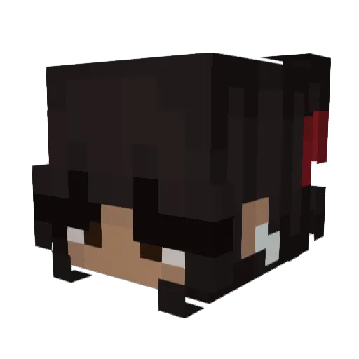 miaxmay Minecraft avatar head, 3D render