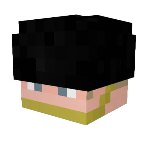 mib920 Minecraft avatar head, 3D render