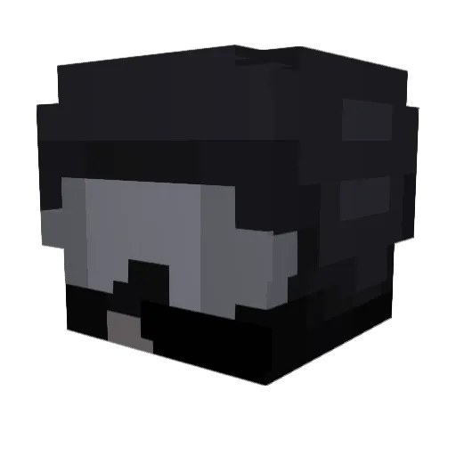 mibvst Minecraft avatar head, 3D render