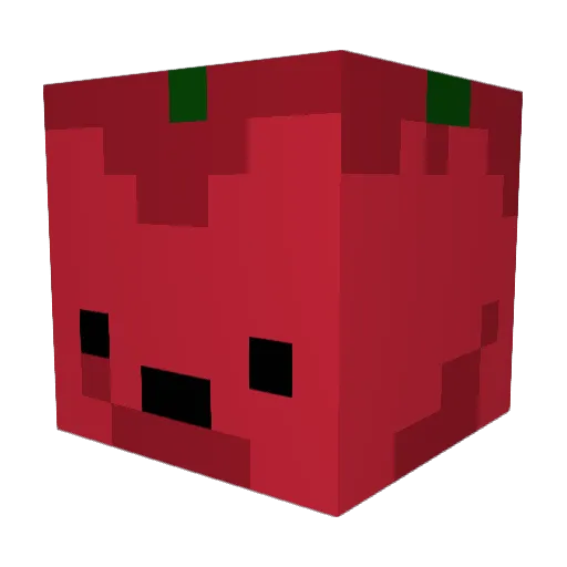miccaca Minecraft avatar head, 3D render